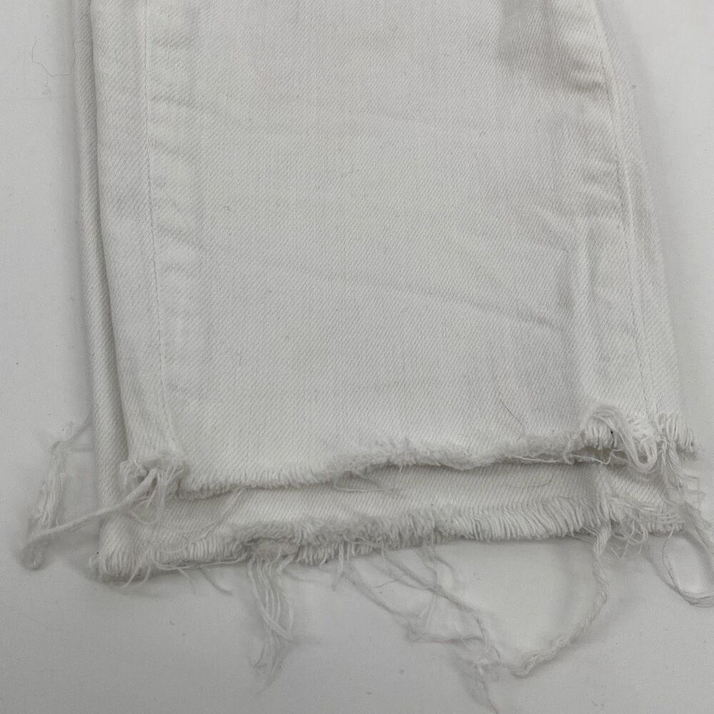 AGOLDE | Revolve‎ Sophie Crop Distressed Mid -Rise Jeans white 29 - Picture 11 of 16